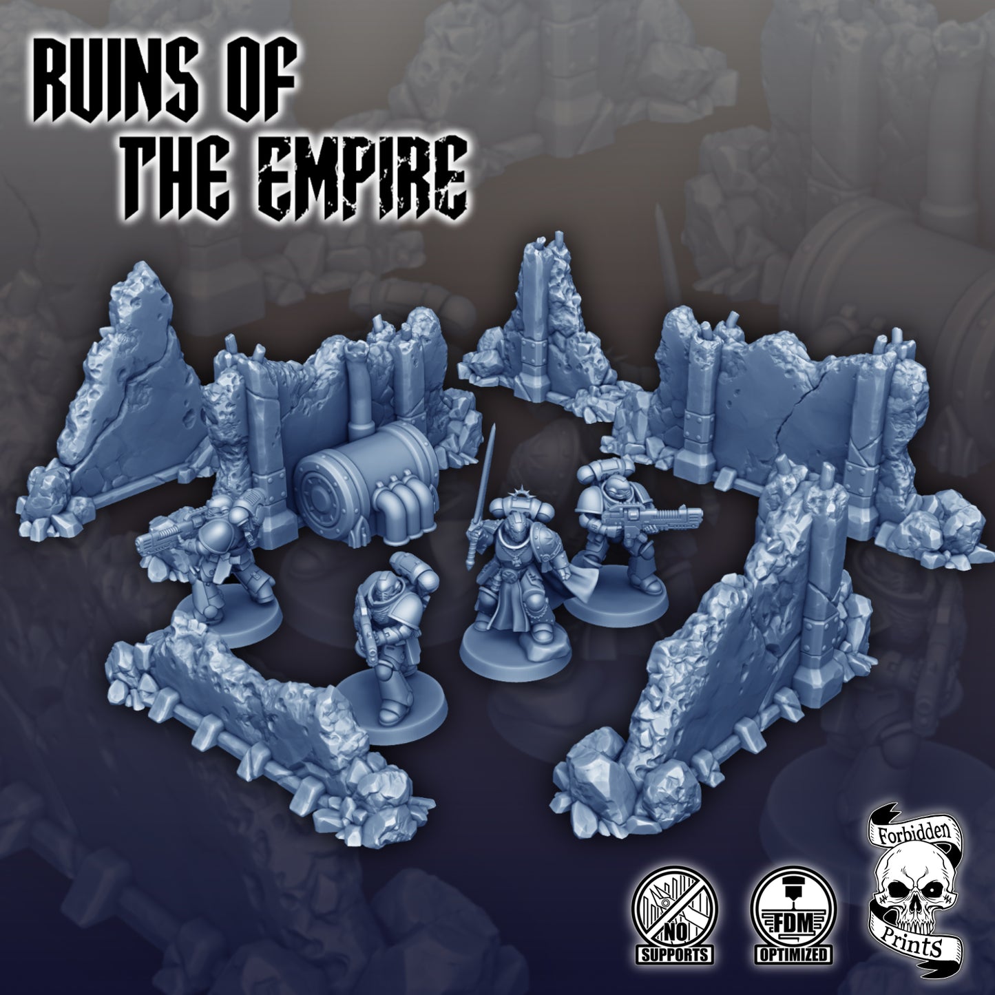 Ruins of the Empire - Ruined Temple Walls