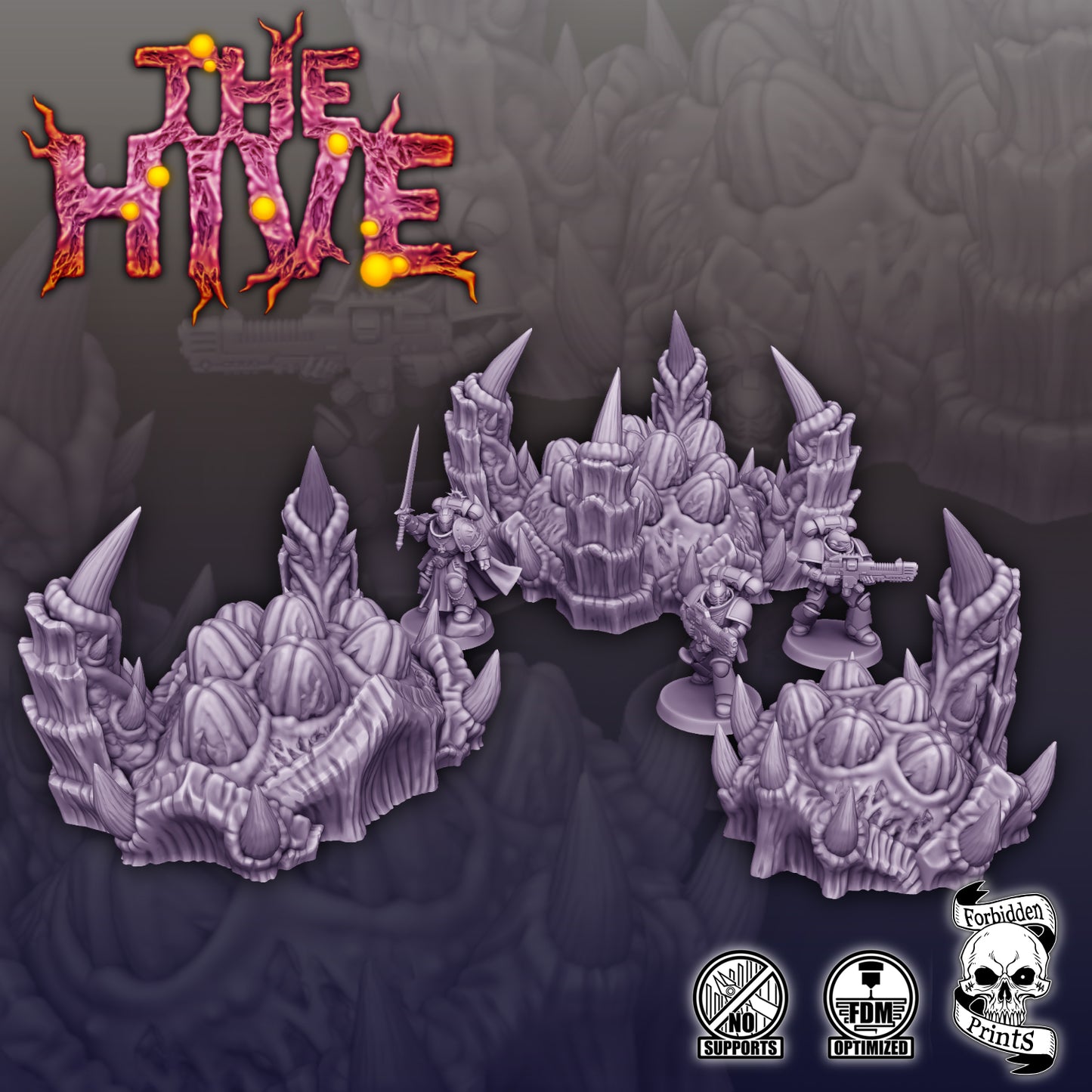 The Hive - Grimdark Xenos Bug Terrain