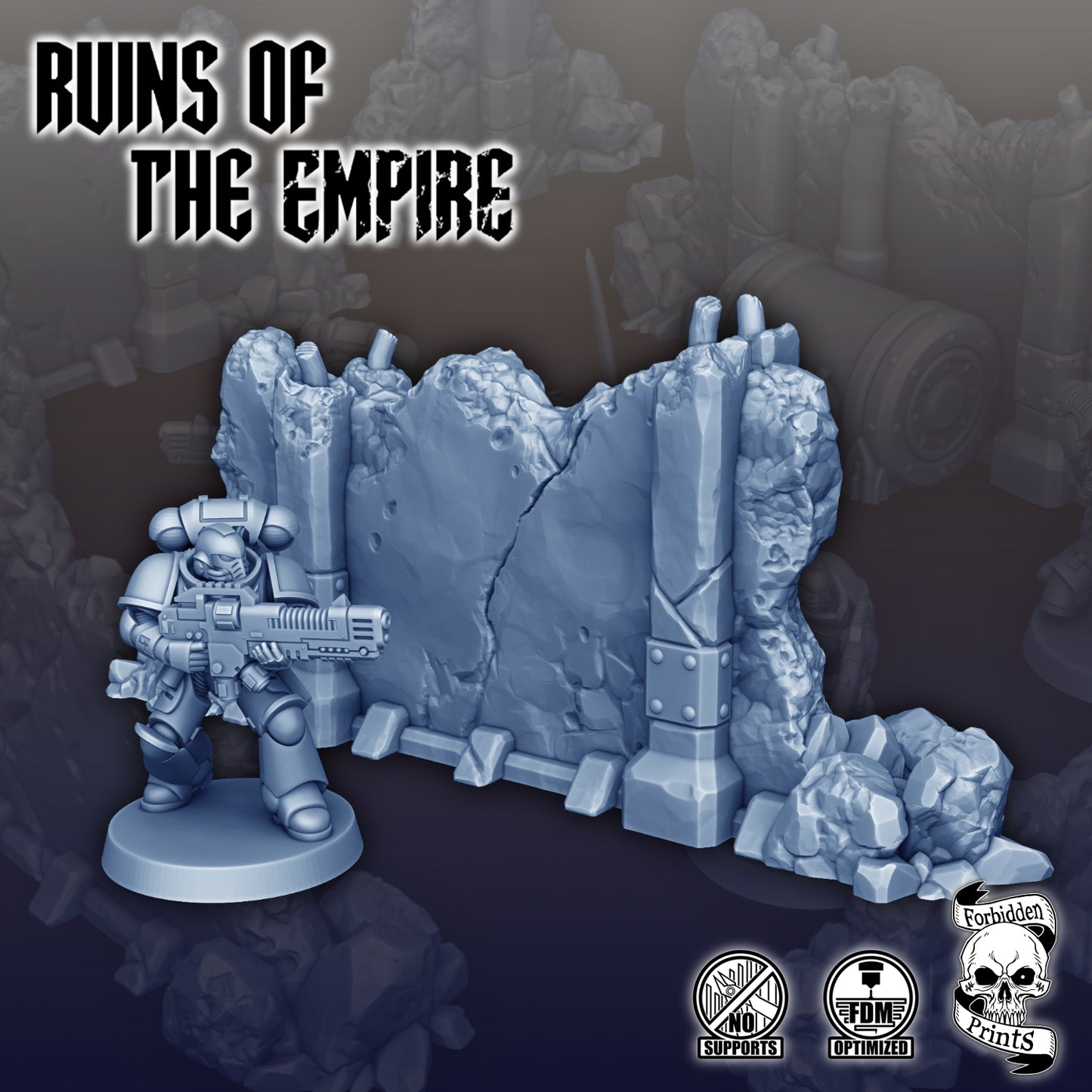 Ruins of the Empire - Ruined Temple Walls