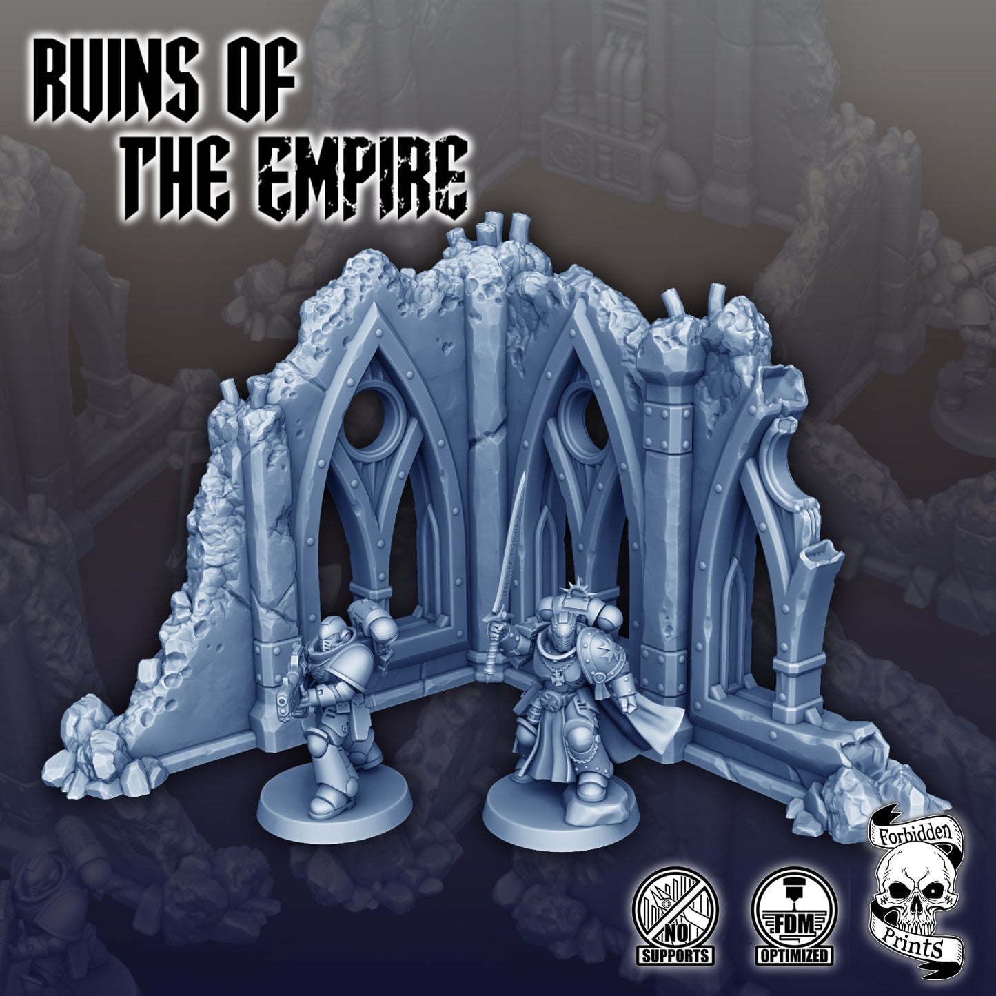 Ruins of the Empire - Ruined Temple Walls