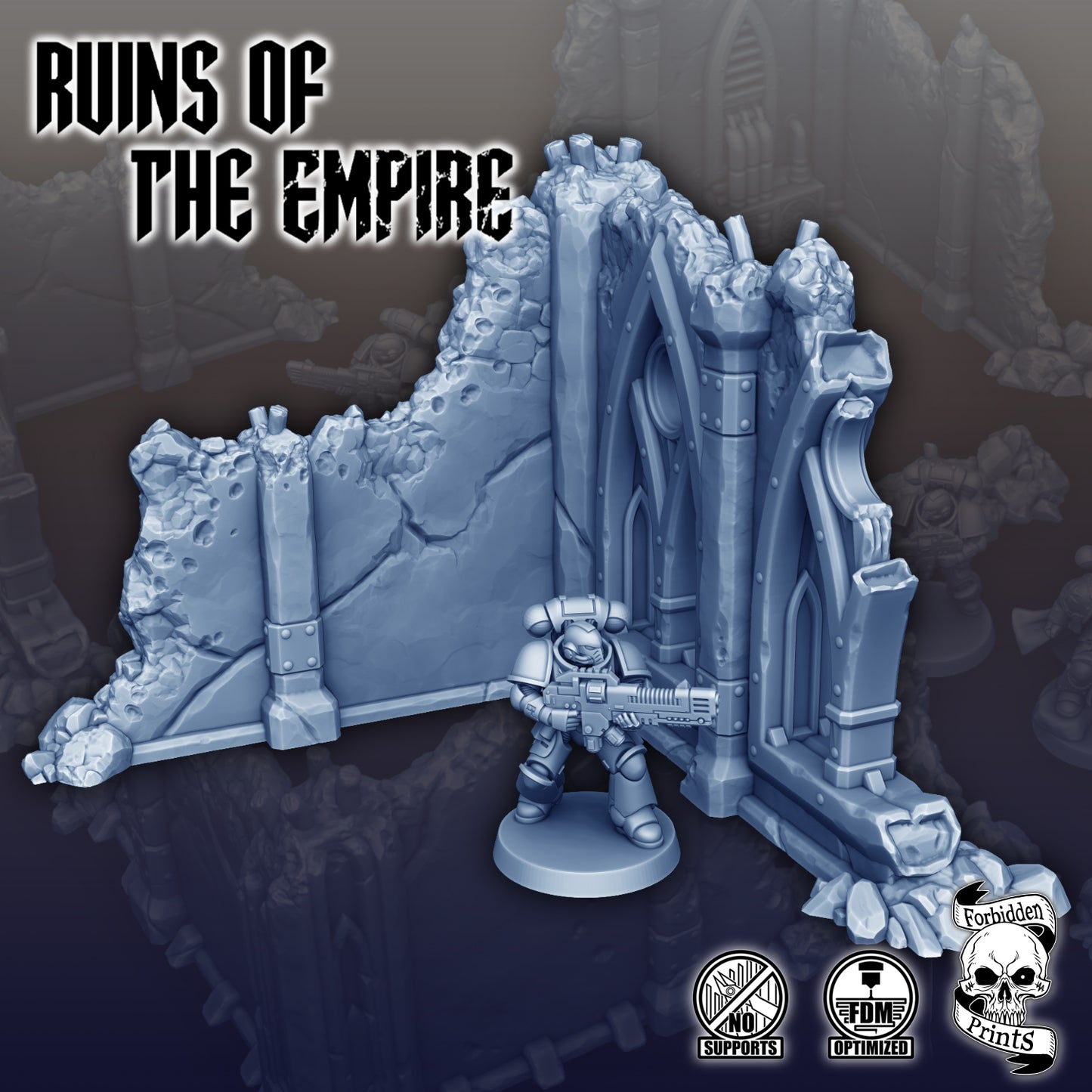 Ruins of the Empire - Ruined Temple Walls