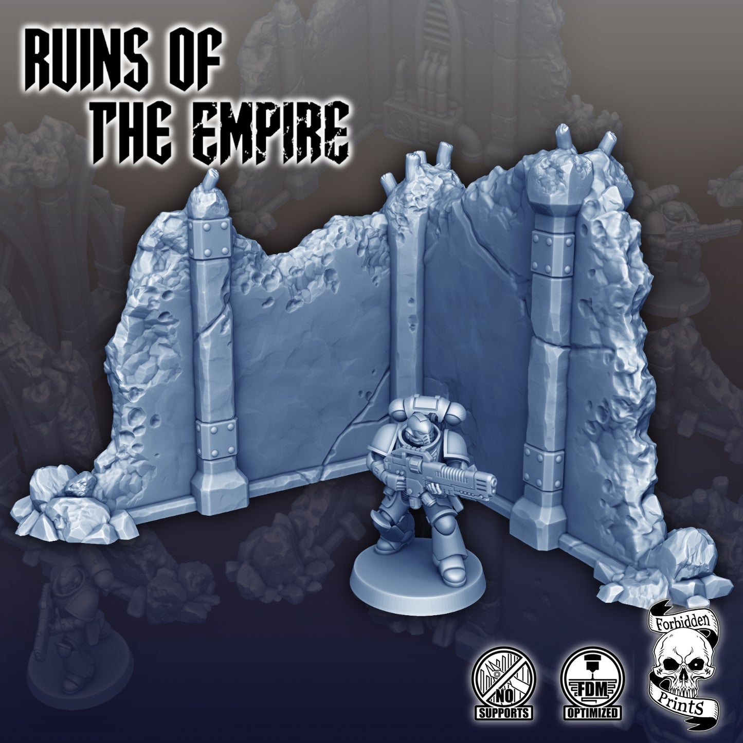 Ruins of the Empire - Ruined Temple Walls