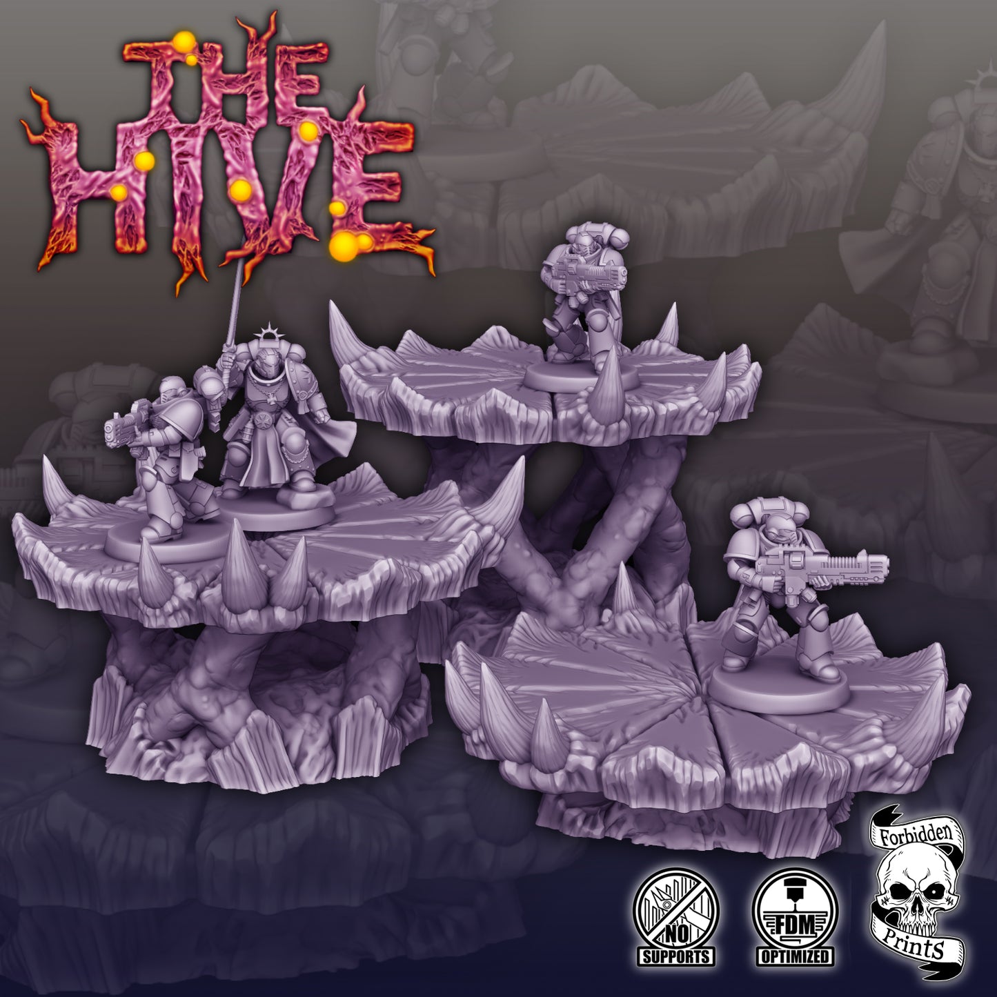 The Hive - Grimdark Xenos Bug Terrain