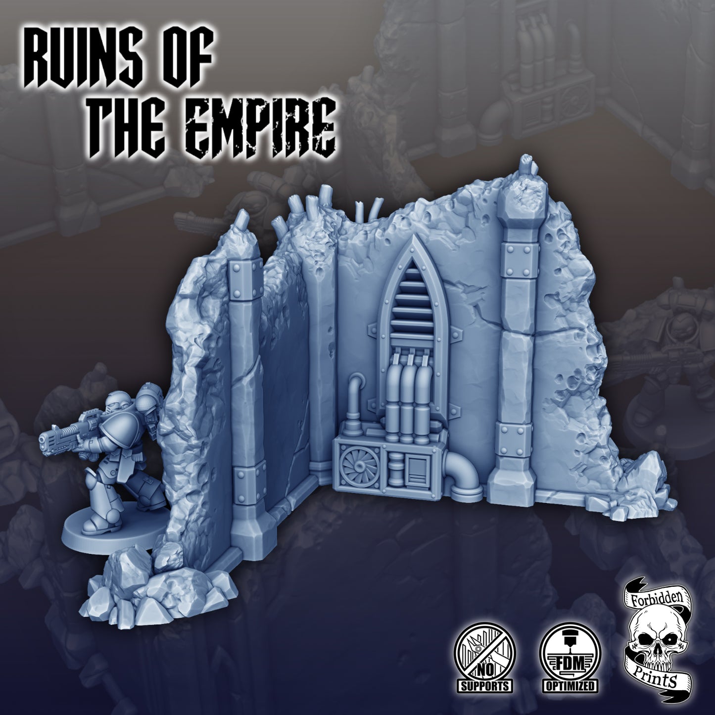 Ruins of the Empire - Ruined Temple Walls