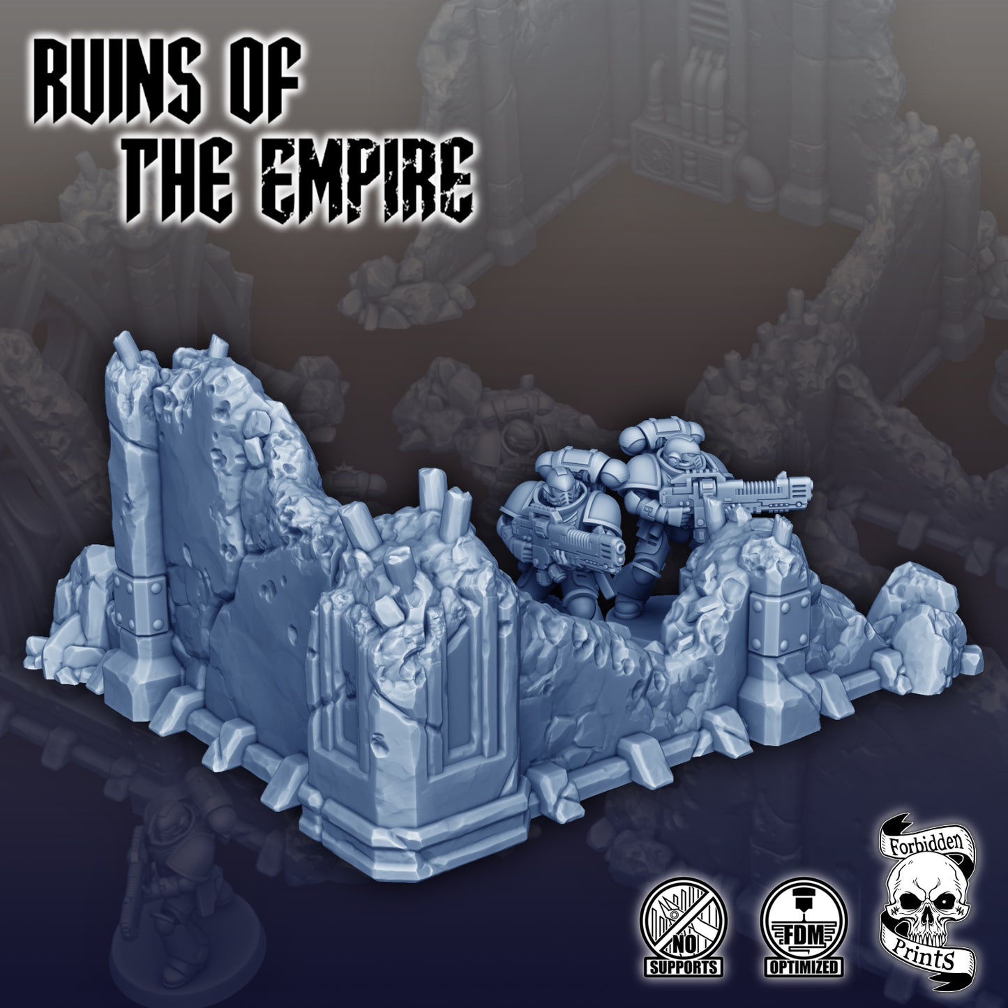 Ruins of the Empire - Ruined Temple Walls