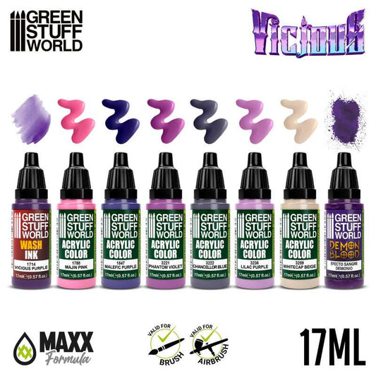 Green Stuff World Paint Set - Vicious