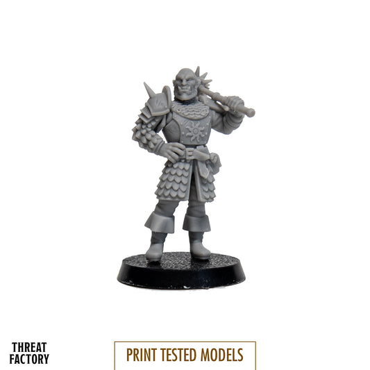 Orc Paladin - 28mm D&D Miniature