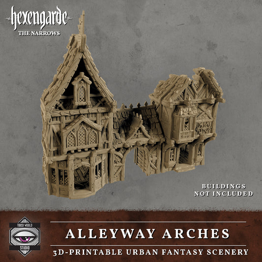 Alleyway Arches - Hexengarde The Narrows