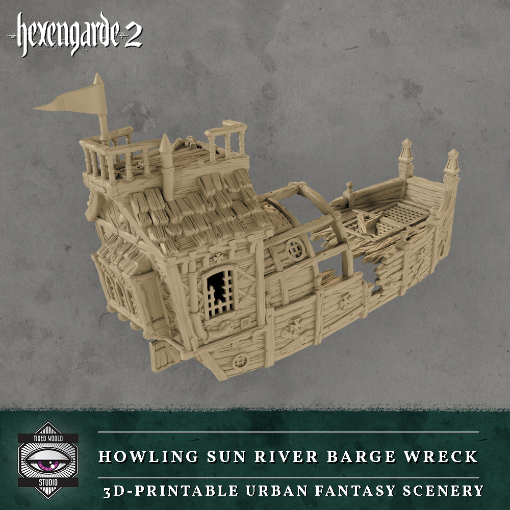 Howling Sun River Barge Wreck - Hexengarde 2