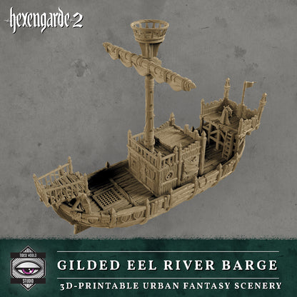 Gilded Eel River Barge - Hexengarde 2