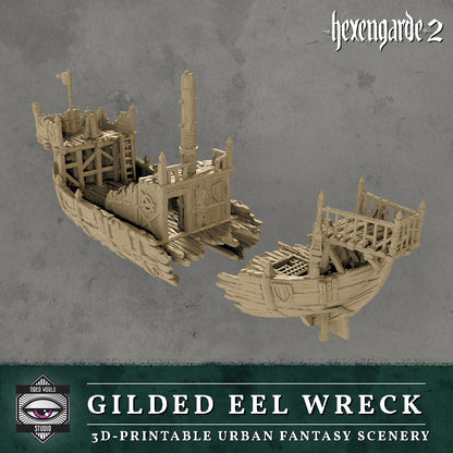 SPECIAL OFFER - Gilded Eel River Barge AND Gilded Eel Wreck - Hexengarde 2