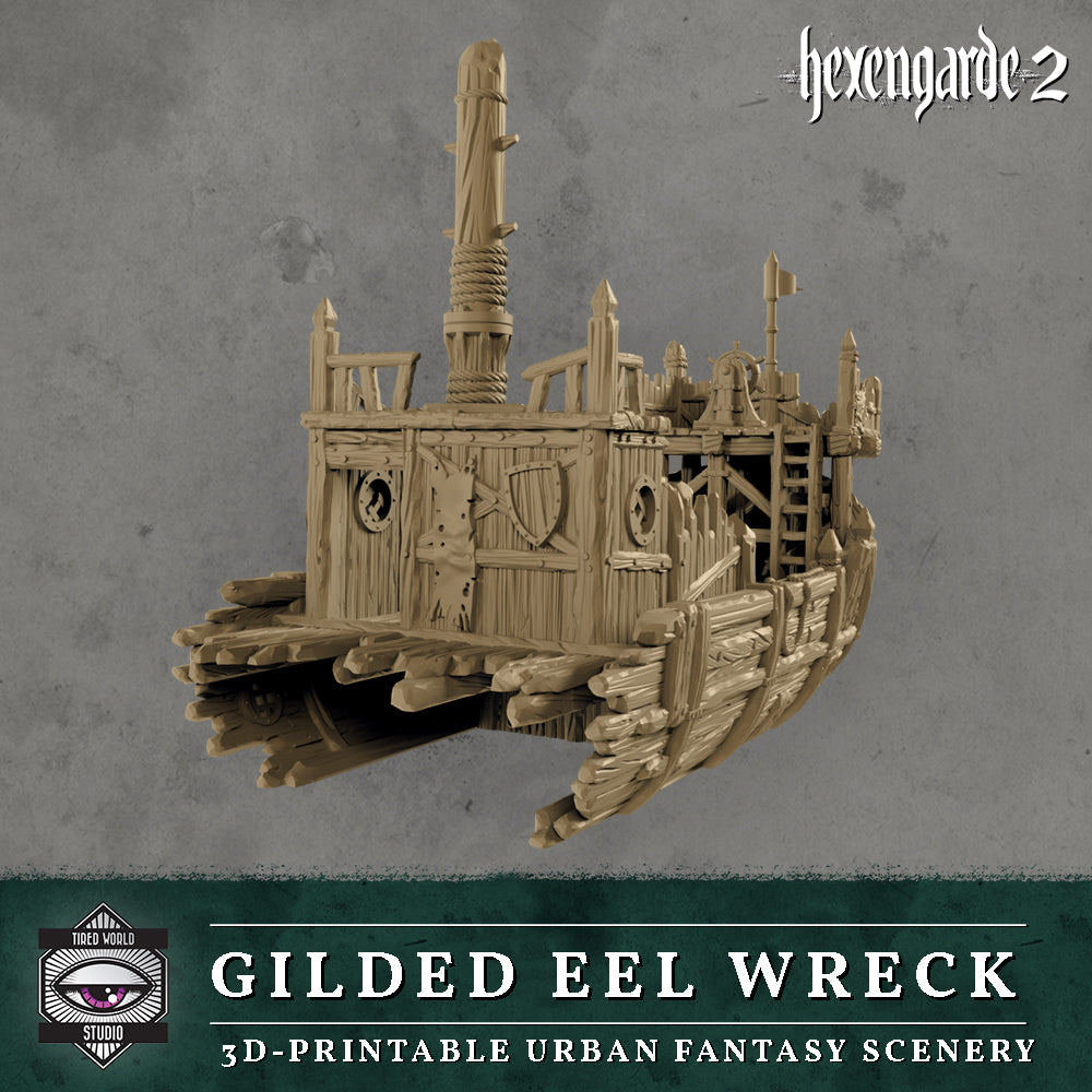 Gilded Eel River Barge Wreck - Hexengarde 2