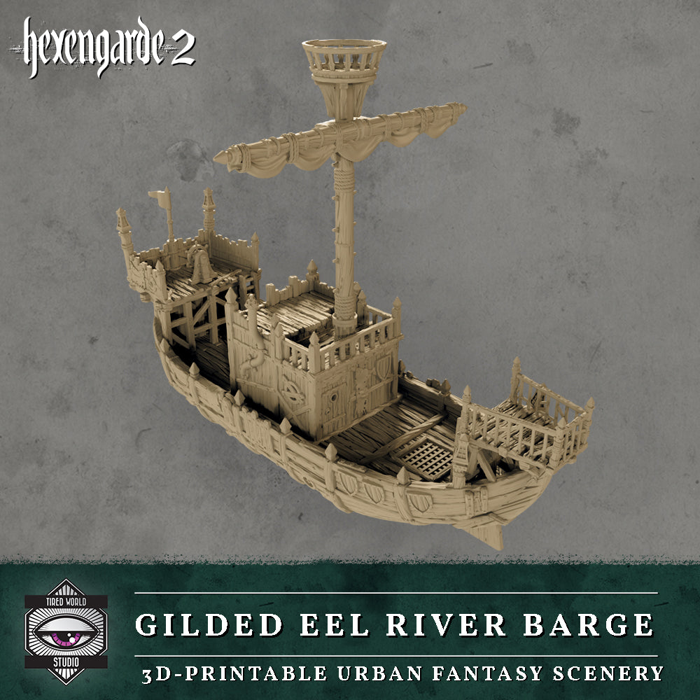 Gilded Eel River Barge - Hexengarde 2
