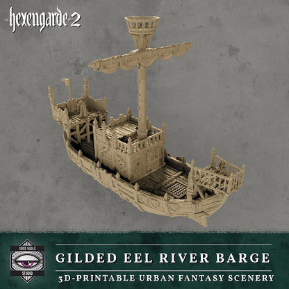 Gilded Eel River Barge - Hexengarde 2