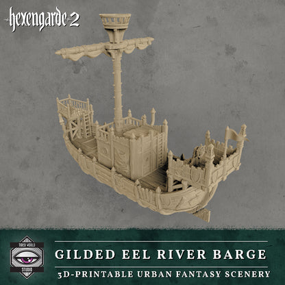 Gilded Eel River Barge - Hexengarde 2