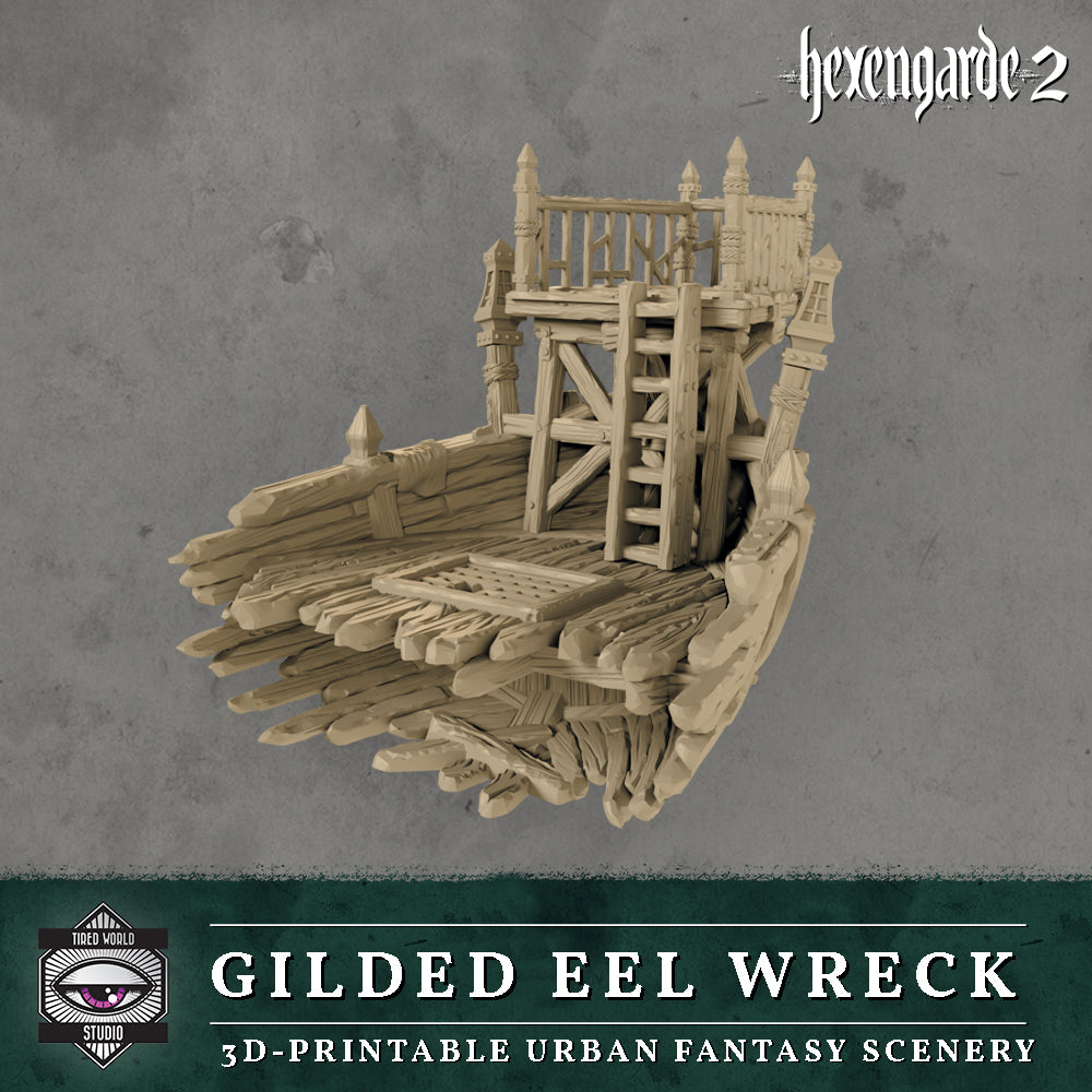 Gilded Eel River Barge Wreck - Hexengarde 2
