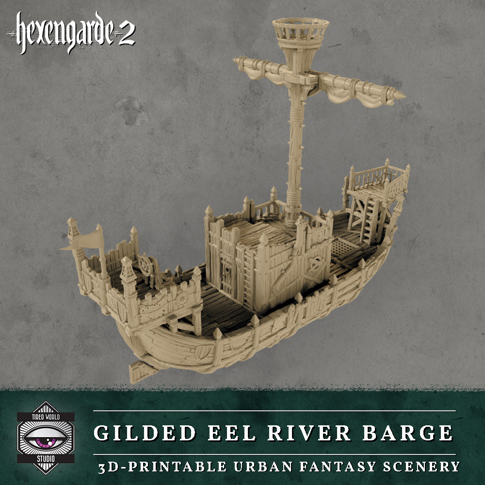 Gilded Eel River Barge - Hexengarde 2