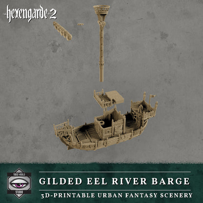 Gilded Eel River Barge - Hexengarde 2