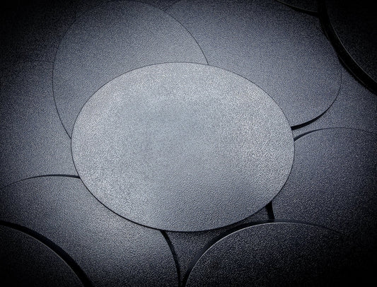 120x92mm Oval Plain Plastic Base