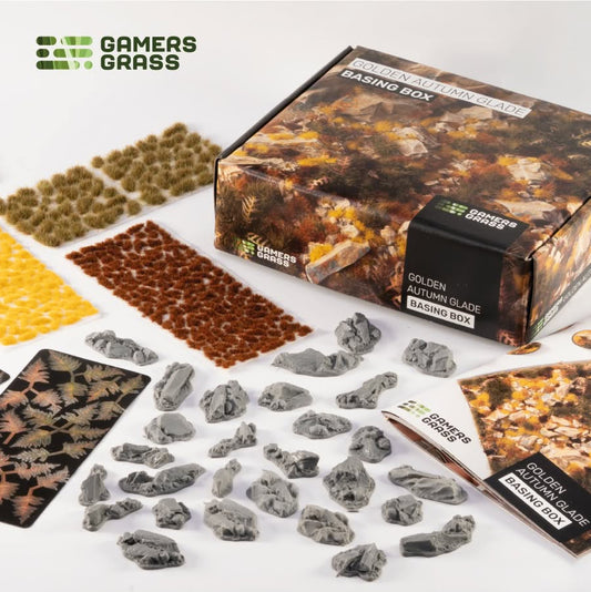 Golden Autumn Glade Basing Box - Gamers Grass
