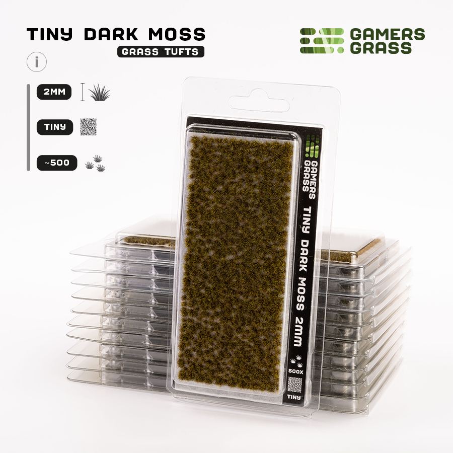 Tiny Dark Moss (2mm) - Gamers Grass