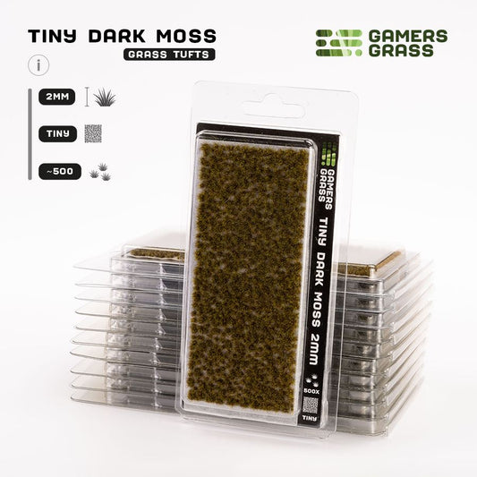 Tiny Dark Moss (2mm) - Gamers Grass