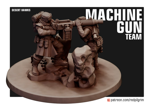 Desert Hawks Machine Gun Team