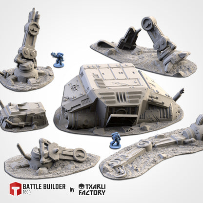 Crashed Imperial Walker