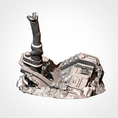 Destroyed Grimdark Tanks