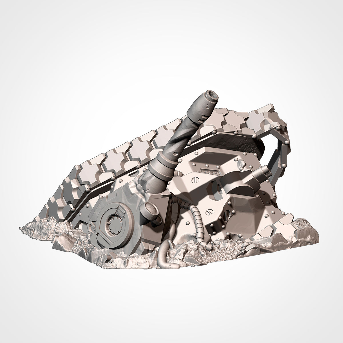 Destroyed Grimdark Tanks