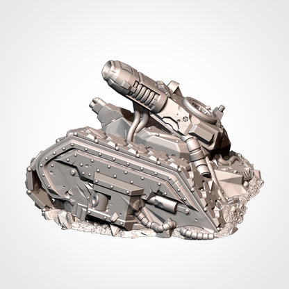 Destroyed Grimdark Tanks