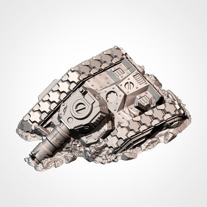 Destroyed Grimdark Tanks