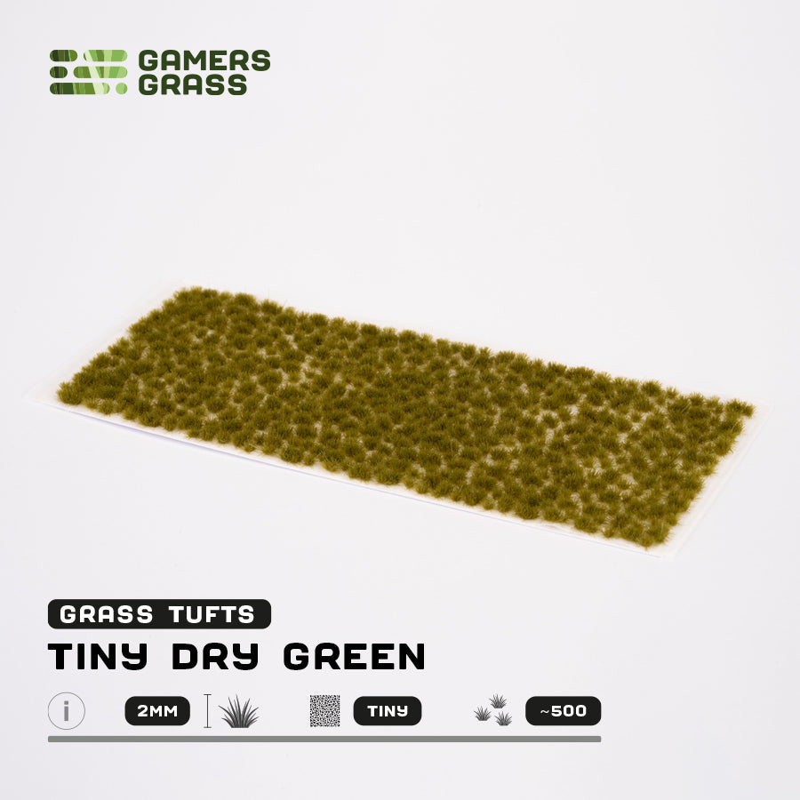 Tiny Dry Green (2mm) - Gamers Grass
