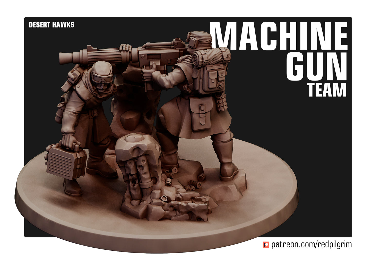 Desert Hawks Machine Gun Team