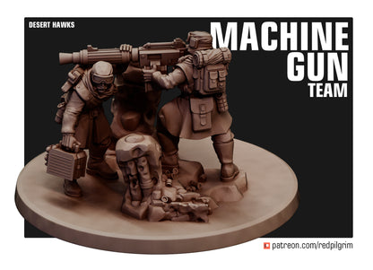 Desert Hawks Machine Gun Team