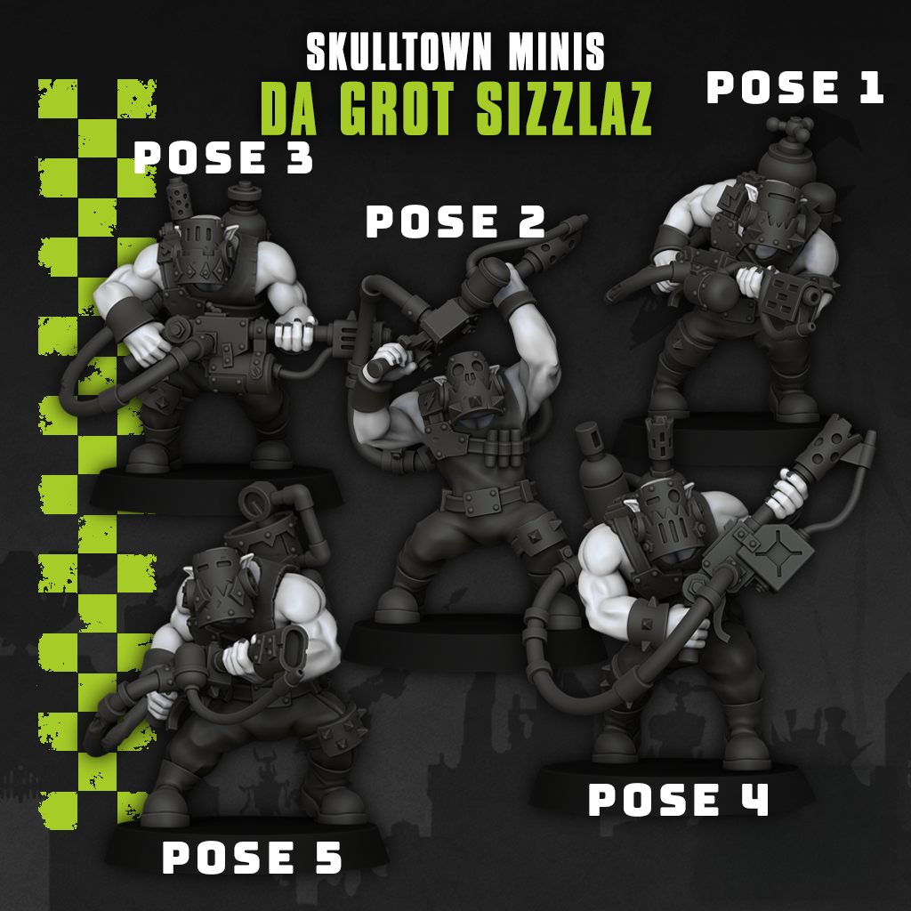 Ork Flamers - Da Grot Sizzlaz