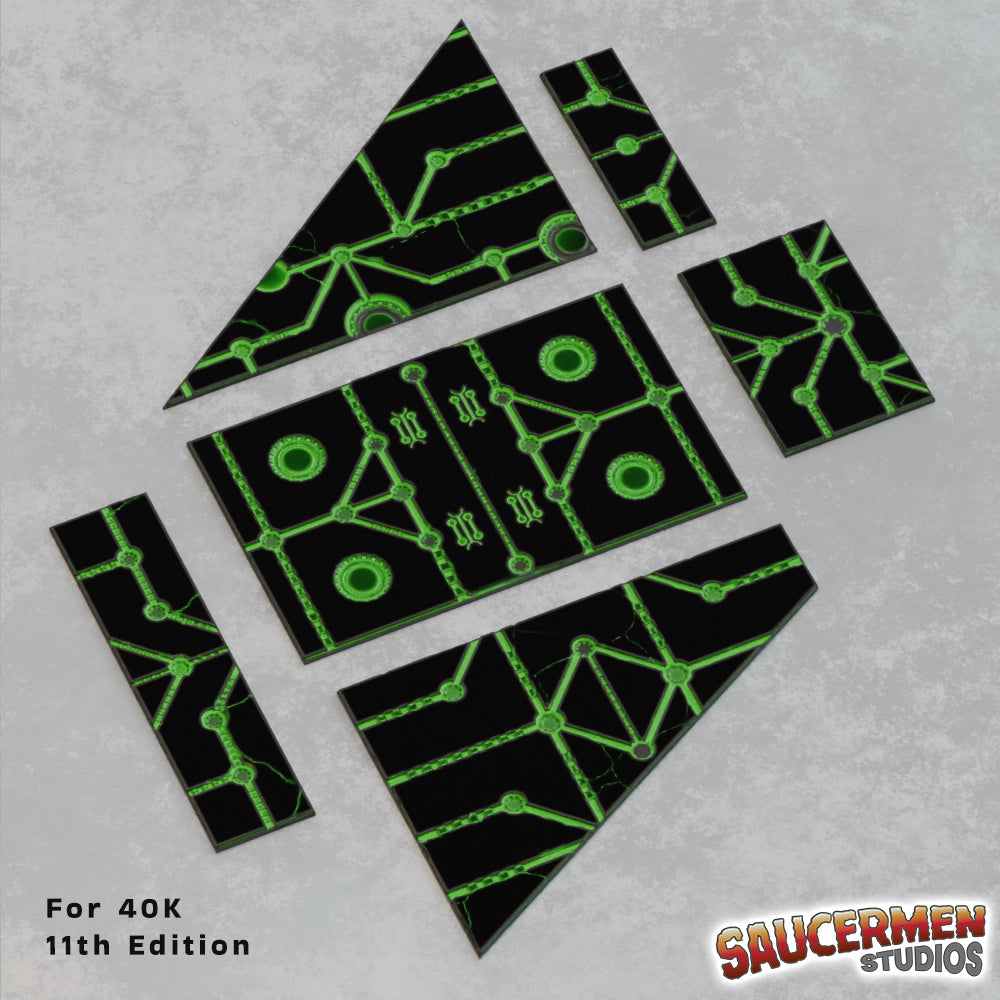 40K 11th Edition Terrain Footprint - Ancient Aliens