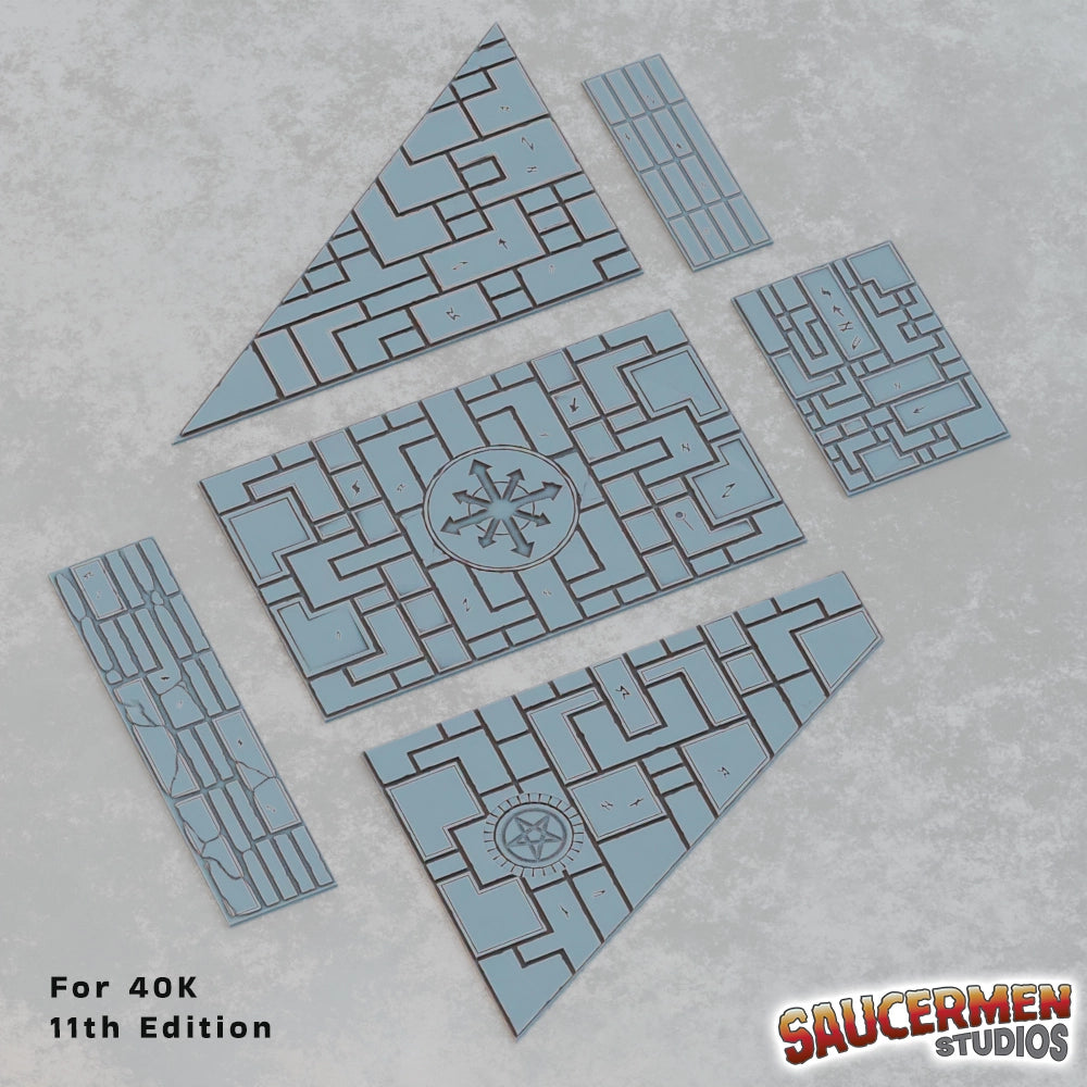 40K 11th Edition Terrain Footprint - Evil Cult