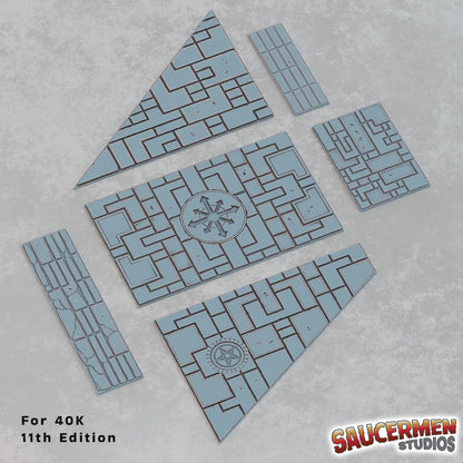 40K 11th Edition Terrain Footprint - Evil Cult