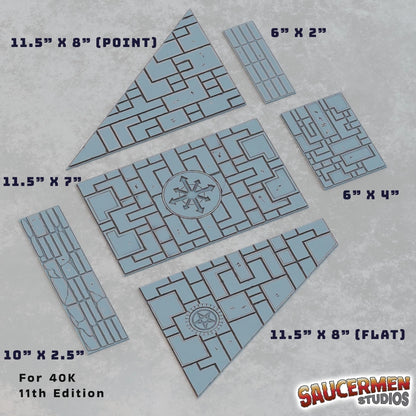 40K 11th Edition Terrain Footprint - Evil Cult