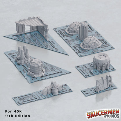 40K 11th Edition Terrain Footprint - Industrial