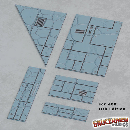 40K 11th Edition Terrain Footprint - Ruins