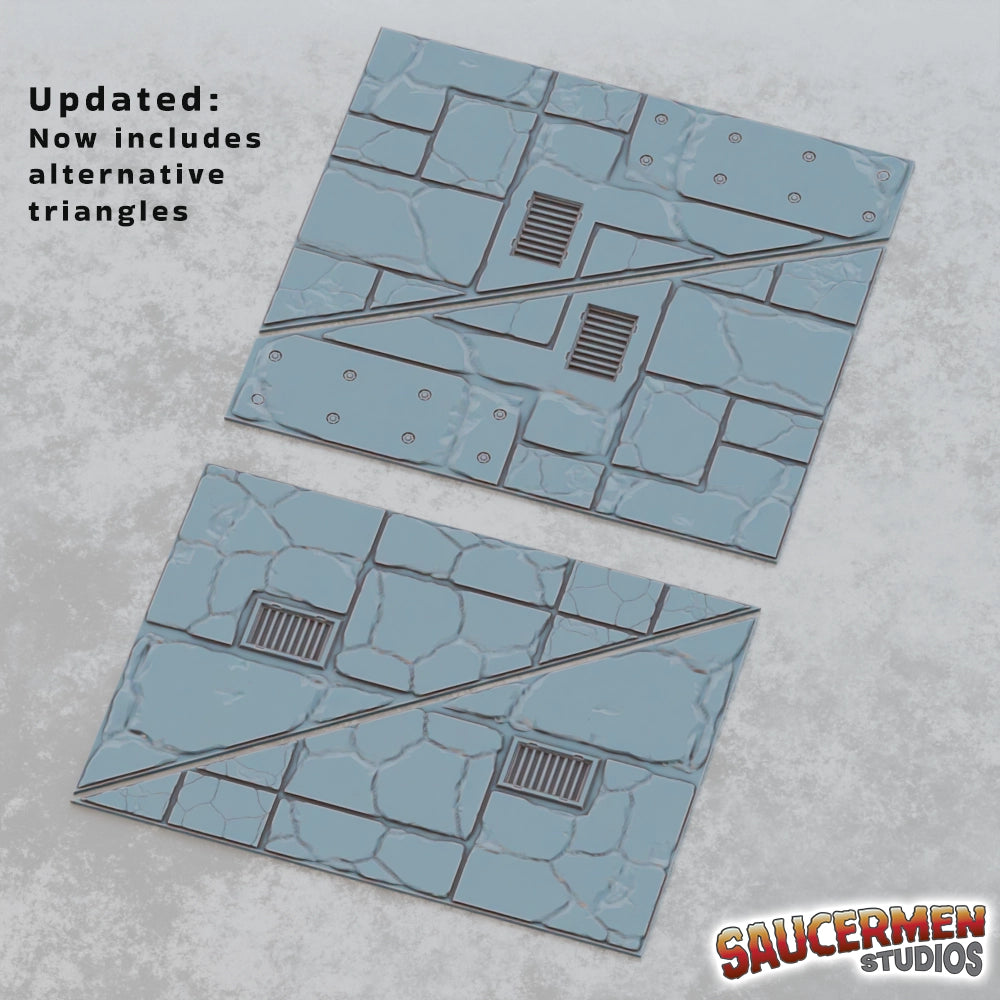 40K 11th Edition Terrain Footprint - Ruins