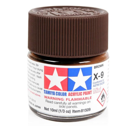 Tamiya Acrylic Paint Mini X-9 Brown