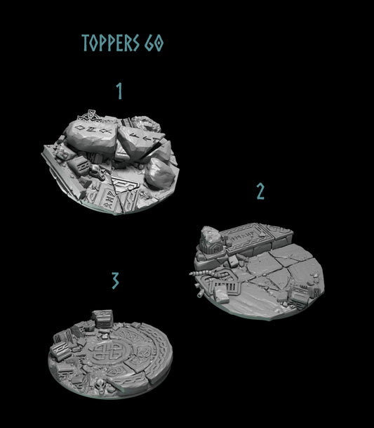 Primal Hounds - 60mm Base Toppers