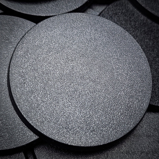 60mm Round Plain Plastic Bases