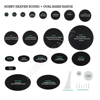 60x40mm Rectangular Plain Plastic Bases