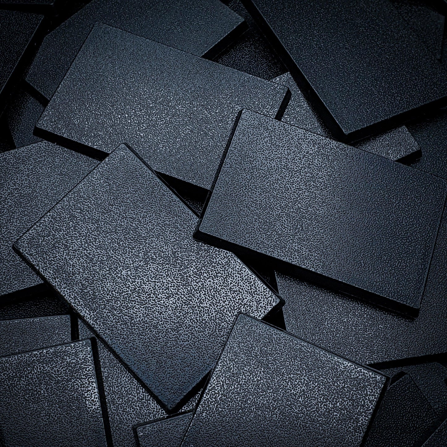 60x40mm Rectangular Plain Plastic Bases