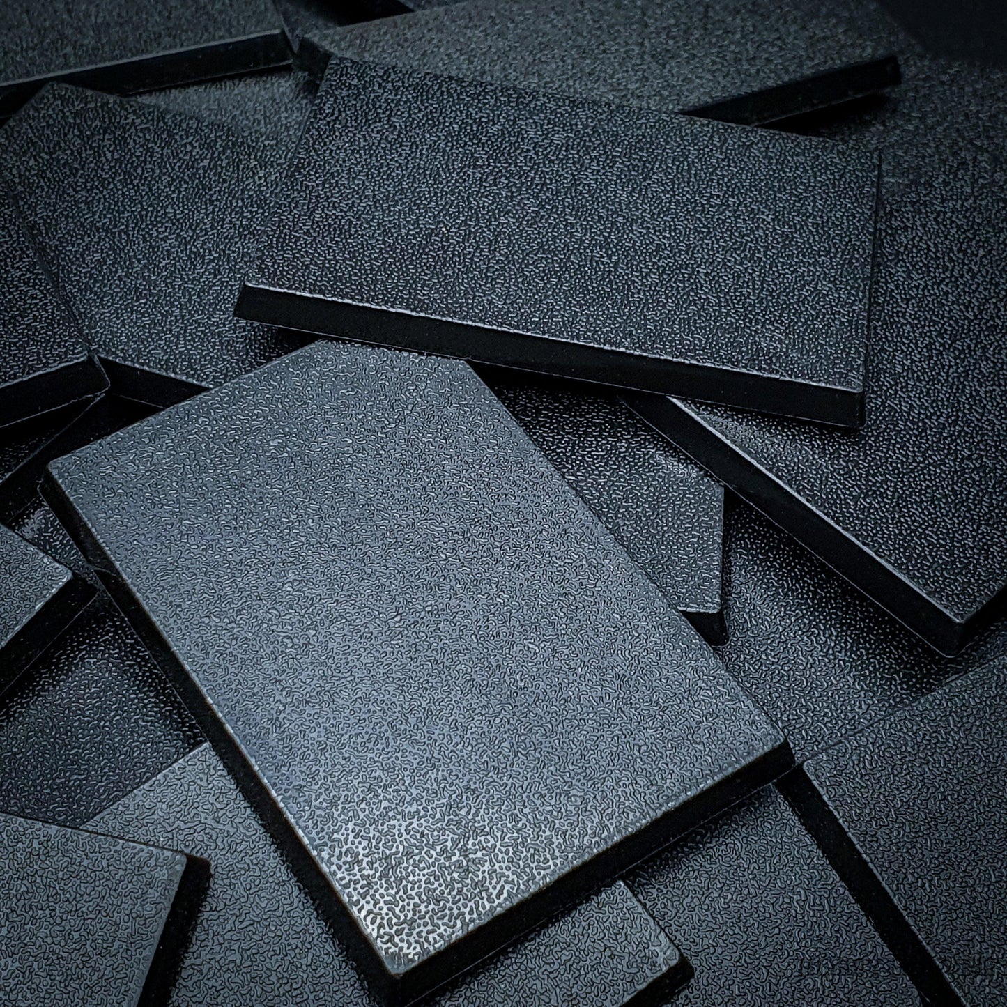 60x40mm Rectangular Plain Plastic Bases