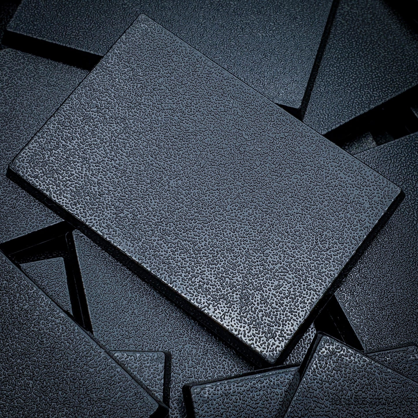 60x40mm Rectangular Plain Plastic Bases